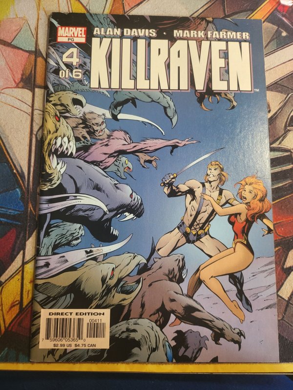 Killraven #4 (2003), raw, ungraded comic book — front cover