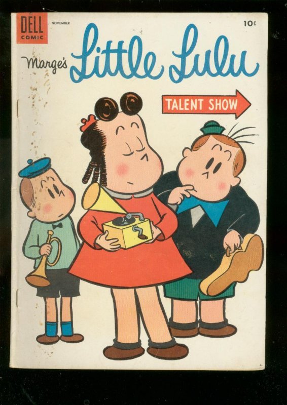 Marge's Little Lulu #77 (1954), raw comic book in VG condition — front cover