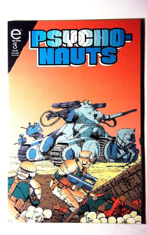 Psychonauts #3 (1993), raw, ungraded comic book — front cover