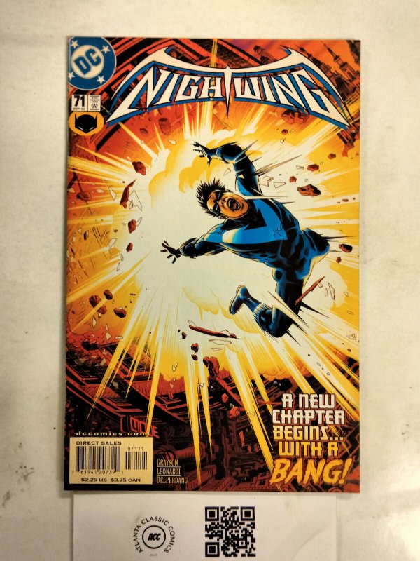 Nightwing #71 (DC Comics), raw comic book in NM condition — front cover