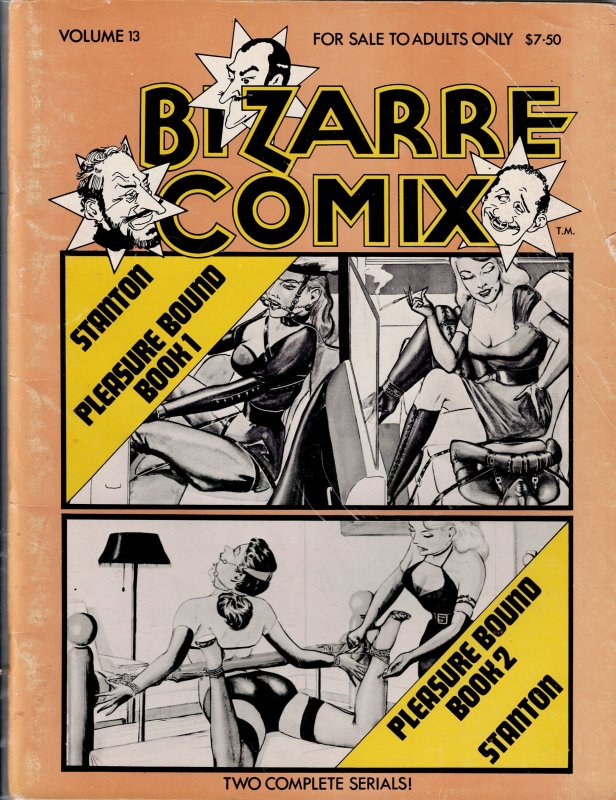 Bizarre Comix #13, raw, ungraded comic book — front cover