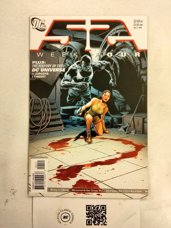 52 #4 (DC Comics), raw comic book in NM condition — front cover