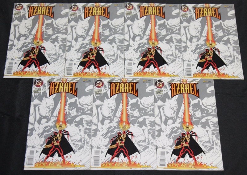 Modern DC Azrael #1 7pc Count High Grade Comic Lot Batman, raw, ungraded comic book — front cover