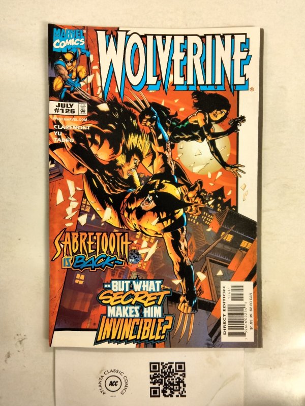 Wolverine #126 (Marvel Comics), raw comic book in NM condition — front cover