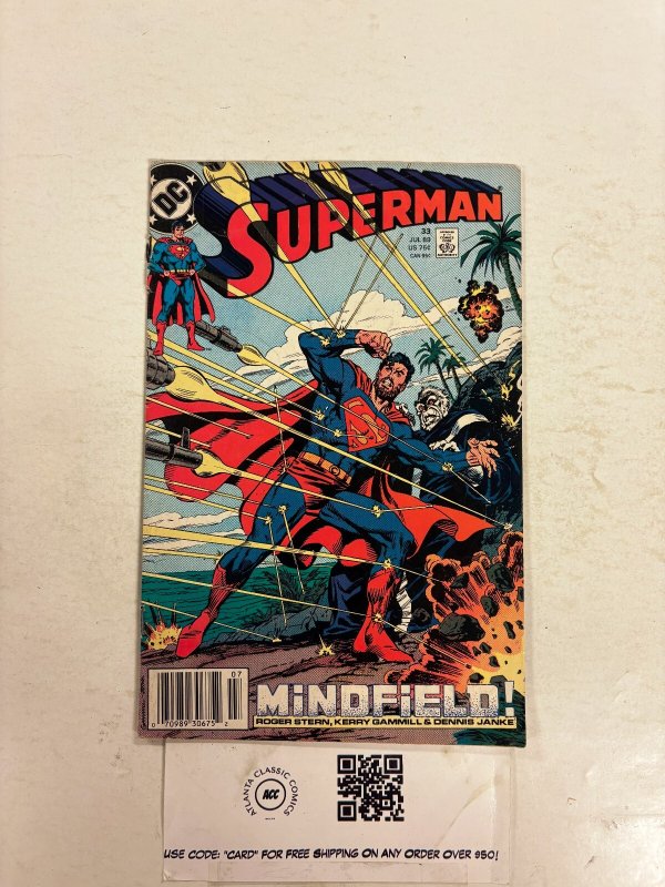 Superman #33 (DC Comics, 2014), raw comic book in NM condition — front cover