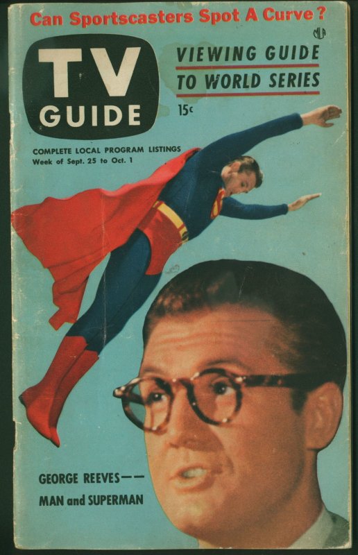 Superman TV Guide #26 (1953), raw, ungraded comic book — front cover