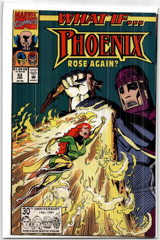 What If...? #33 (1992), raw, ungraded comic book — front cover