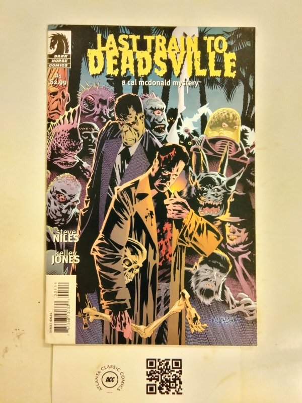 Last Train to Deadsville #1 (Dark Horse Comics), raw comic book in NM condition — front cover