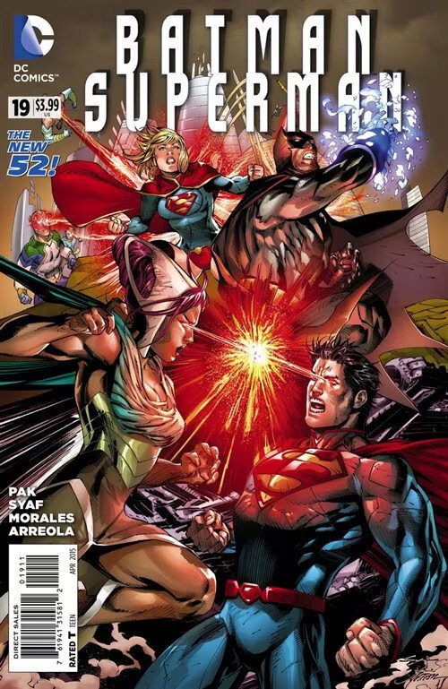 Batman Superman (2013 DC) #19 (2013), raw, ungraded comic book — front cover