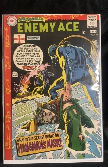 Star Spangled War Stories #140 (DC Comics, 1968), raw, ungraded comic book — front cover