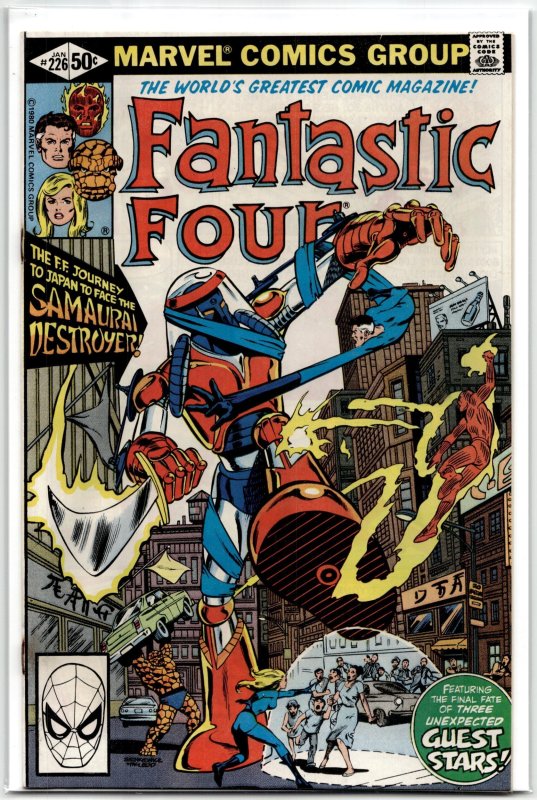 Fantastic Four #226 (Marvel Comics, 1981), raw, ungraded comic book — front cover