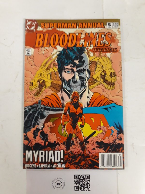 Superman Annual #5 (DC Comics), raw comic book in VF condition — front cover