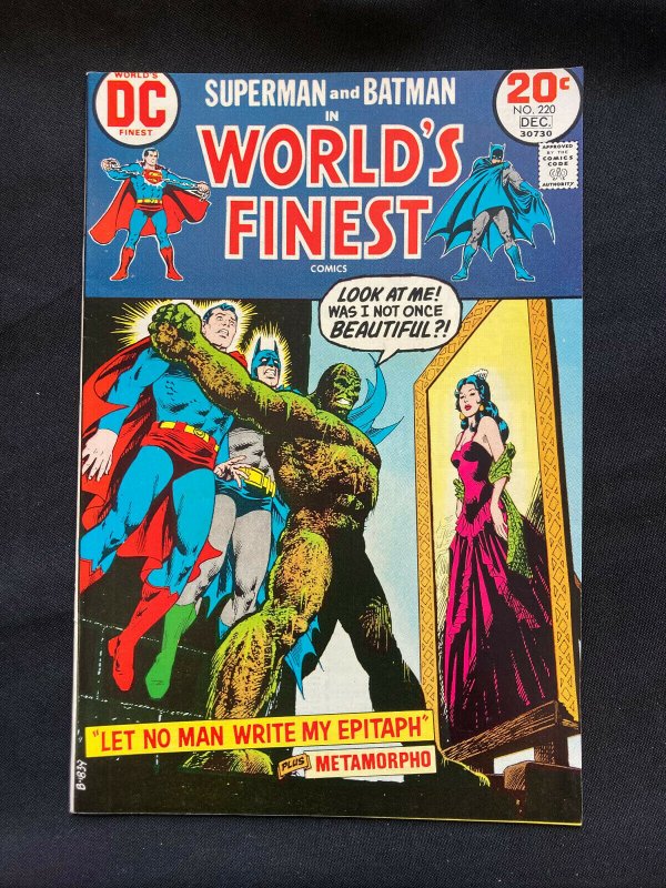 World's Finest #220 (DC Comics, 1973), raw comic book in 9.2 condition — front cover