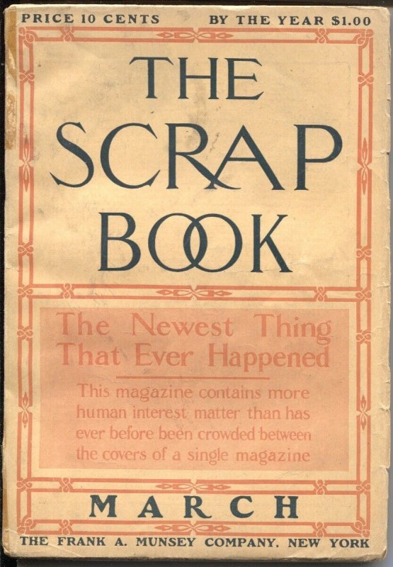 Pulp: Scrap Book #1, raw, ungraded comic book — front cover