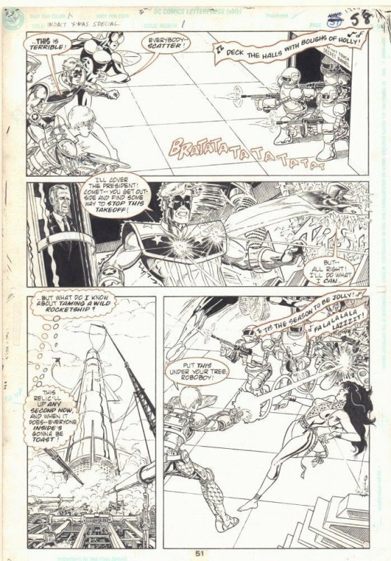 Impact Christmas Special #1, raw, ungraded comic book — front cover