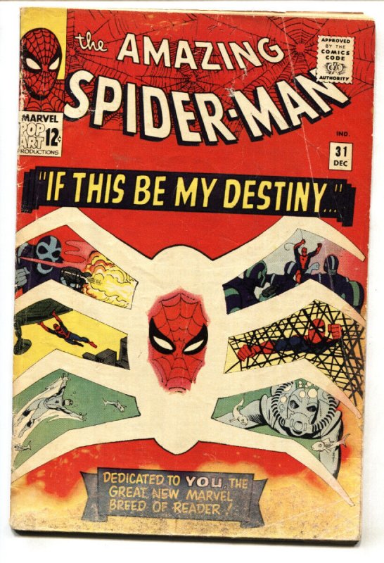 Amazing Spider-Man #31 (Marvel Comics), raw, ungraded comic book — front cover