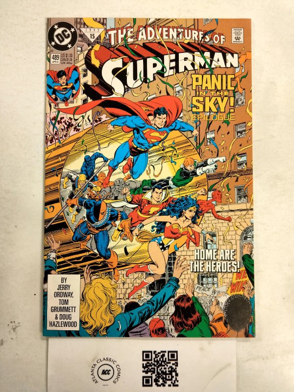 The Adventures of Superman #66 (DC Comics), raw comic book in NM condition — front cover