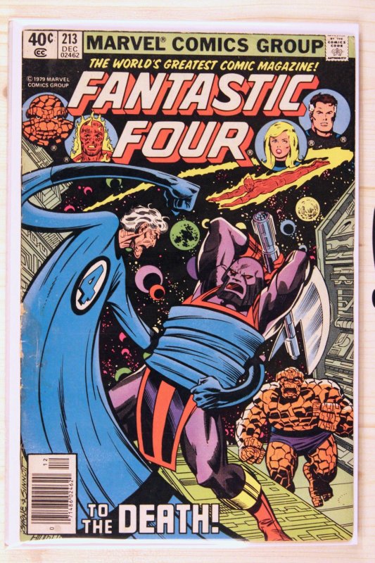 Fantastic Four #213 (Marvel Comics, 1979), raw comic book in VG/FN 5.0 condition — front cover