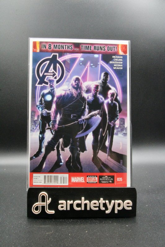 Avengers #35 (Marvel Comics, 2014), raw comic book in NM 9.4 condition — front cover