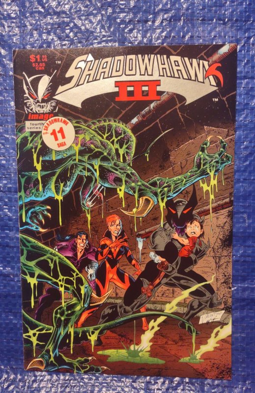 Shadowhawk III #4 (1994), raw, ungraded comic book — front cover