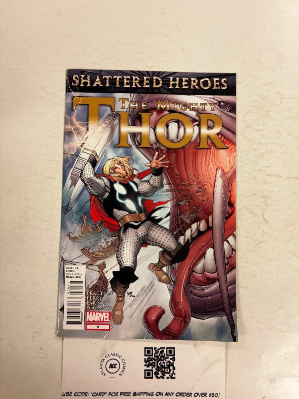 The Mighty Thor #9 (Marvel Comics), raw comic book in NM condition — front cover