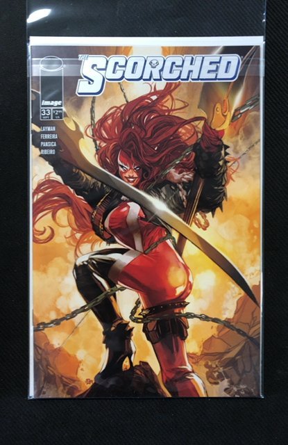 The Scorched #33 (Image Comics, 2024), raw, ungraded comic book — front cover