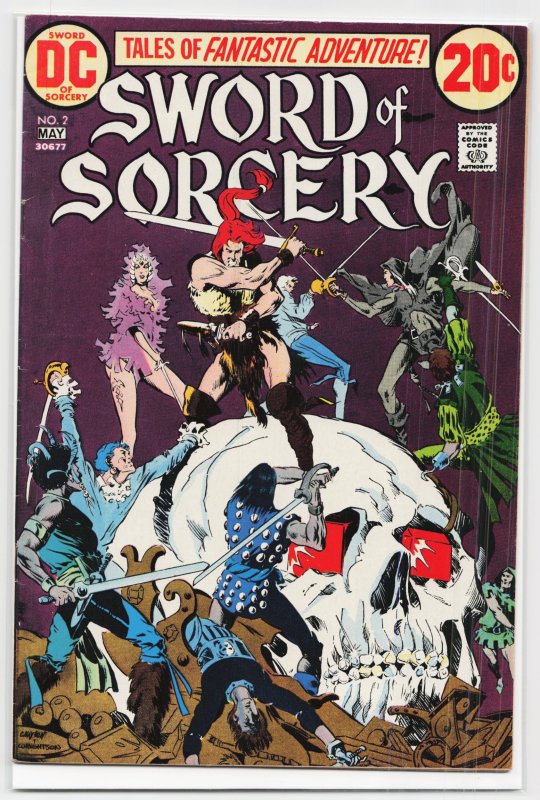 Sword of Sorcery #2 (1973), raw, ungraded comic book — front cover