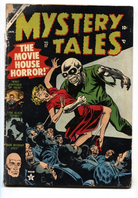 Mystery Tales #17 (Atlas Comics, 1953), raw, ungraded comic book — front cover