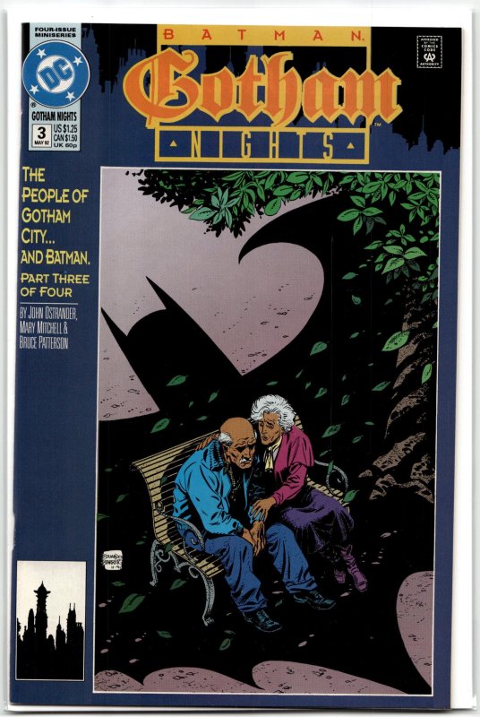 Batman: Gotham Nights #3 (DC Comics, 1992), raw, ungraded comic book — front cover