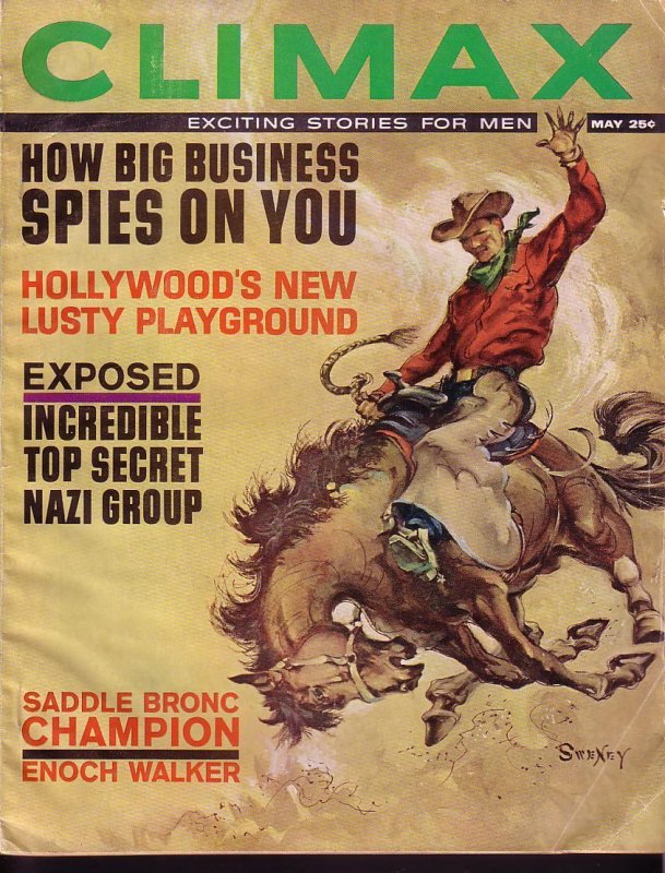 Mag: Climax 1962 May-Antonio Rocca-Secret Nazi Groups VG (1962), raw comic book in VG condition — front cover