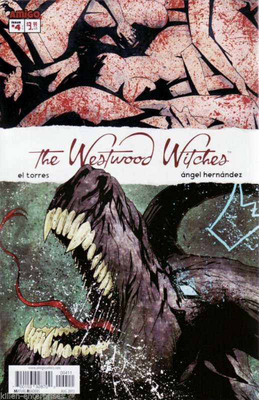 Westwood Witches #4 (2014), raw, ungraded comic book — front cover
