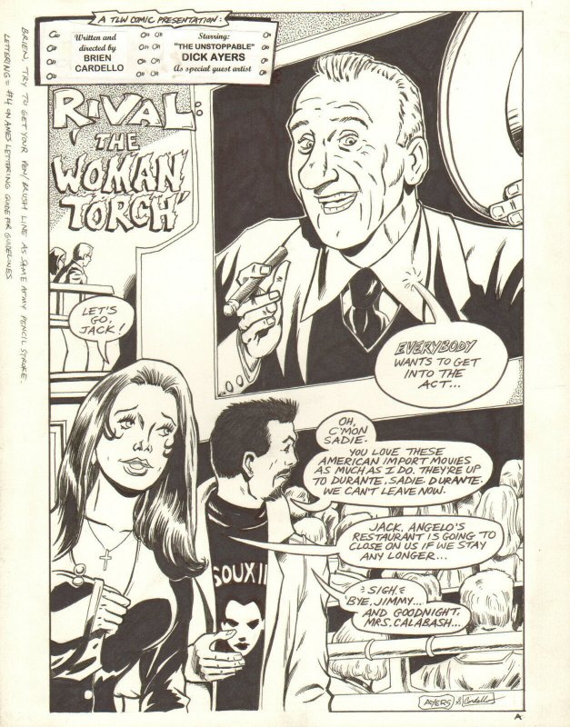 Rival: 'The Woman Torch' Complete #12 (2005), raw, ungraded comic book — front cover