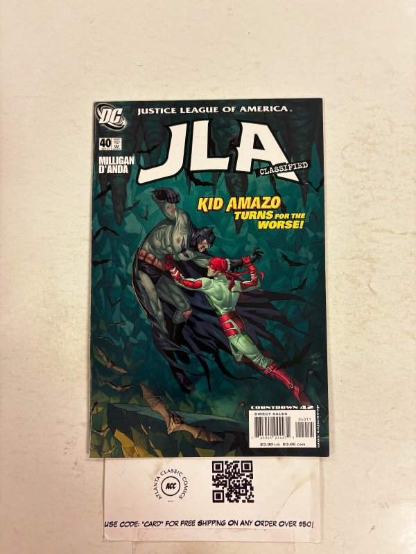 JLA Classified #40 (DC Comics), raw comic book in NM condition — front cover