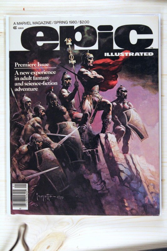 Epic Illustrated #1 (Marvel Comics, 1980), raw comic book in NM 9.4 condition — front cover