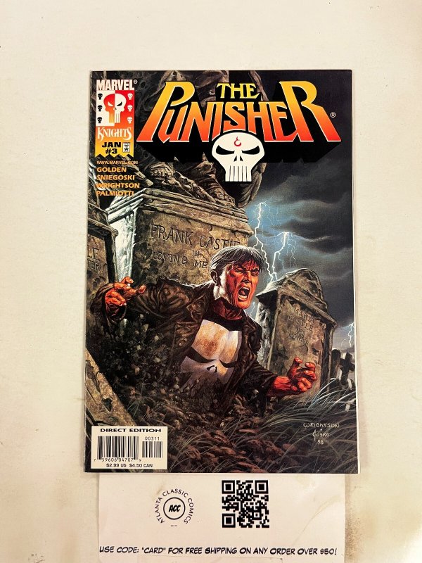 The Punisher #3 (Marvel Comics), raw comic book in NM condition — front cover