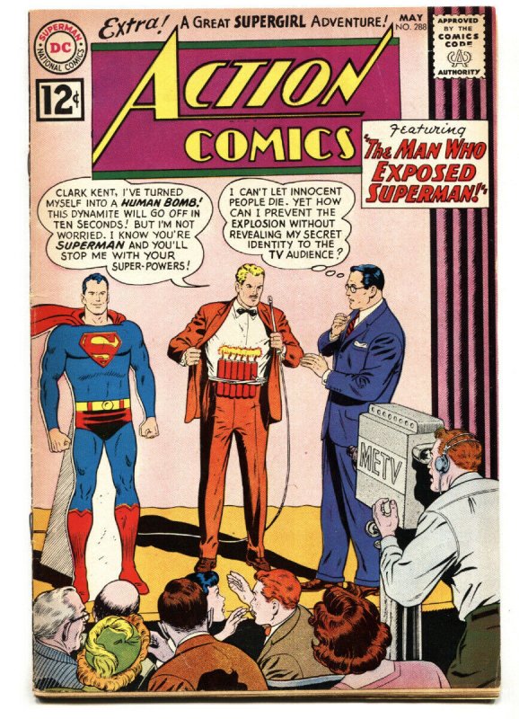 Action Comics #288 (DC Comics, 1962), raw comic book in VG condition — front cover