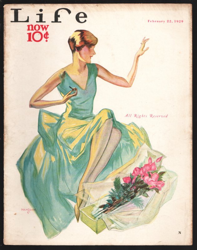 MAG: Life 2/22/1929-Holmgren GGA Cover-Platinum Age of Comic Art-John Held Jr..., raw, ungraded comic book — front cover