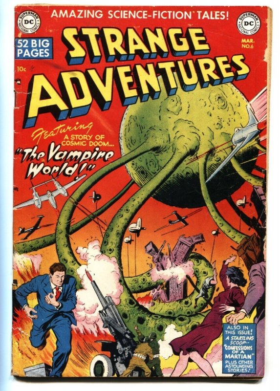 Strange Adventures #6 - 1951 - DC - VG- - Comic Book (DC Comics, 1951), raw comic book in VG- condition — front cover