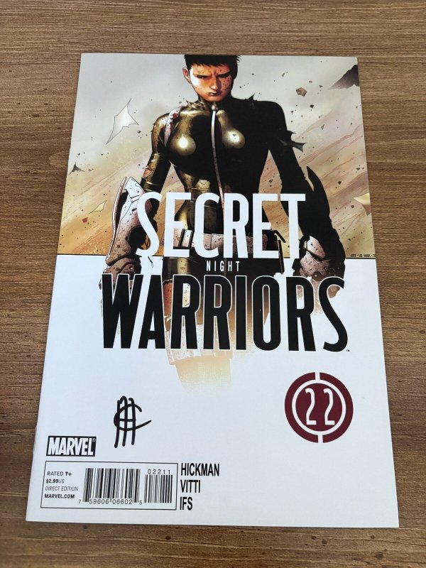 Secret Warriors #22 (Marvel Comics, 2011), raw comic book in NM condition — front cover