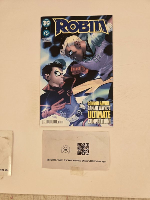 Robin #3 (DC Comics), raw comic book in NM condition — front cover