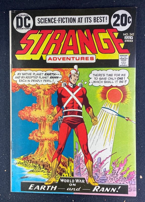 Strange Adventures #242 (DC Comics, 1950), raw comic book in FN/VF 7.0 condition — front cover