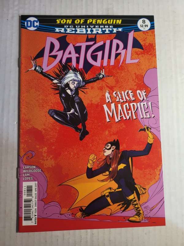 Batgirl #8 (DC Comics, 2017), raw, ungraded comic book — front cover