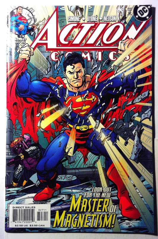 Action Comics #827 (DC Comics, 2005), raw, ungraded comic book — front cover