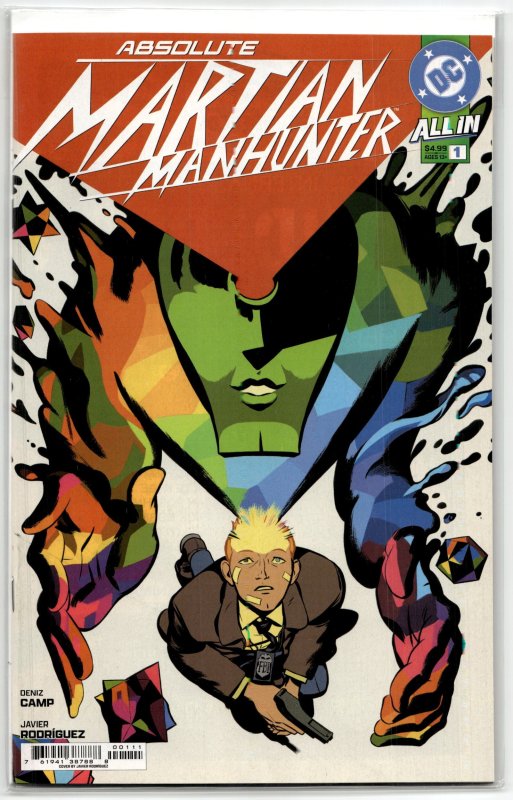 Absolute Martian Manhunter #1 (DC Comics, 2025), raw, ungraded comic book — front cover