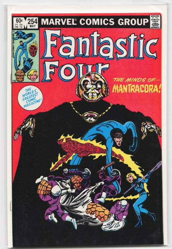 Fantastic Four #254 (Marvel Comics, 1983), raw, ungraded comic book — front cover
