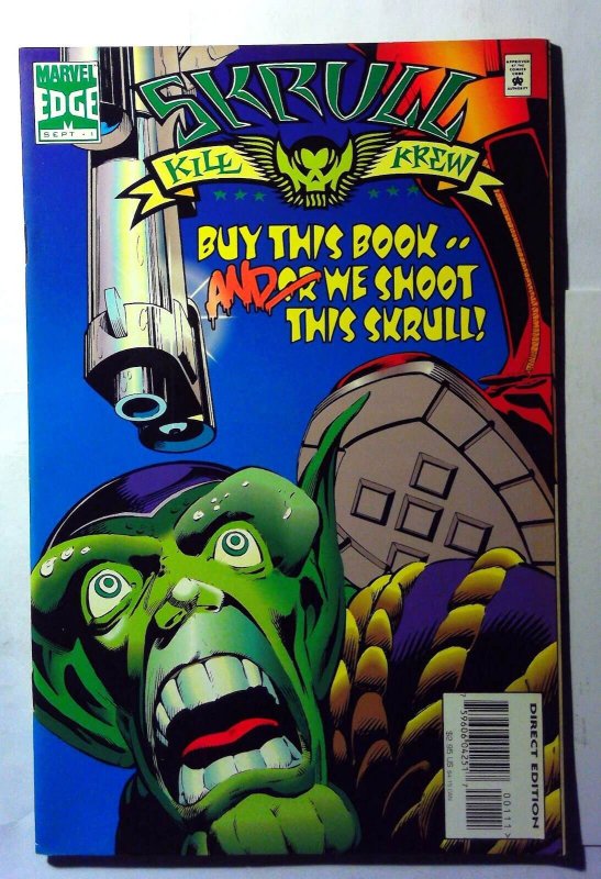Skrull Kill Krew #1 (Marvel Comics, 1995), raw, ungraded comic book — front cover
