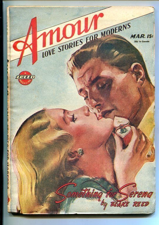 Pulp: Amour #1 (1946), raw, ungraded comic book — front cover