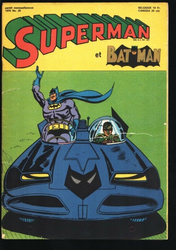 Superman et Batman #239 (1970), raw, ungraded comic book — front cover