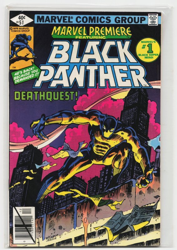 Marvel Premiere #51 (Marvel Comics, 1979), raw, ungraded comic book — front cover