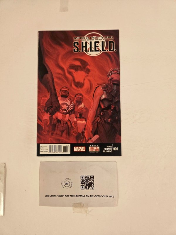 S.h.i.e.l.d #6 (Marvel Comics), raw comic book in NM condition — front cover
